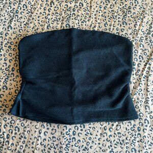 H&M Ribbed Black Tube Top